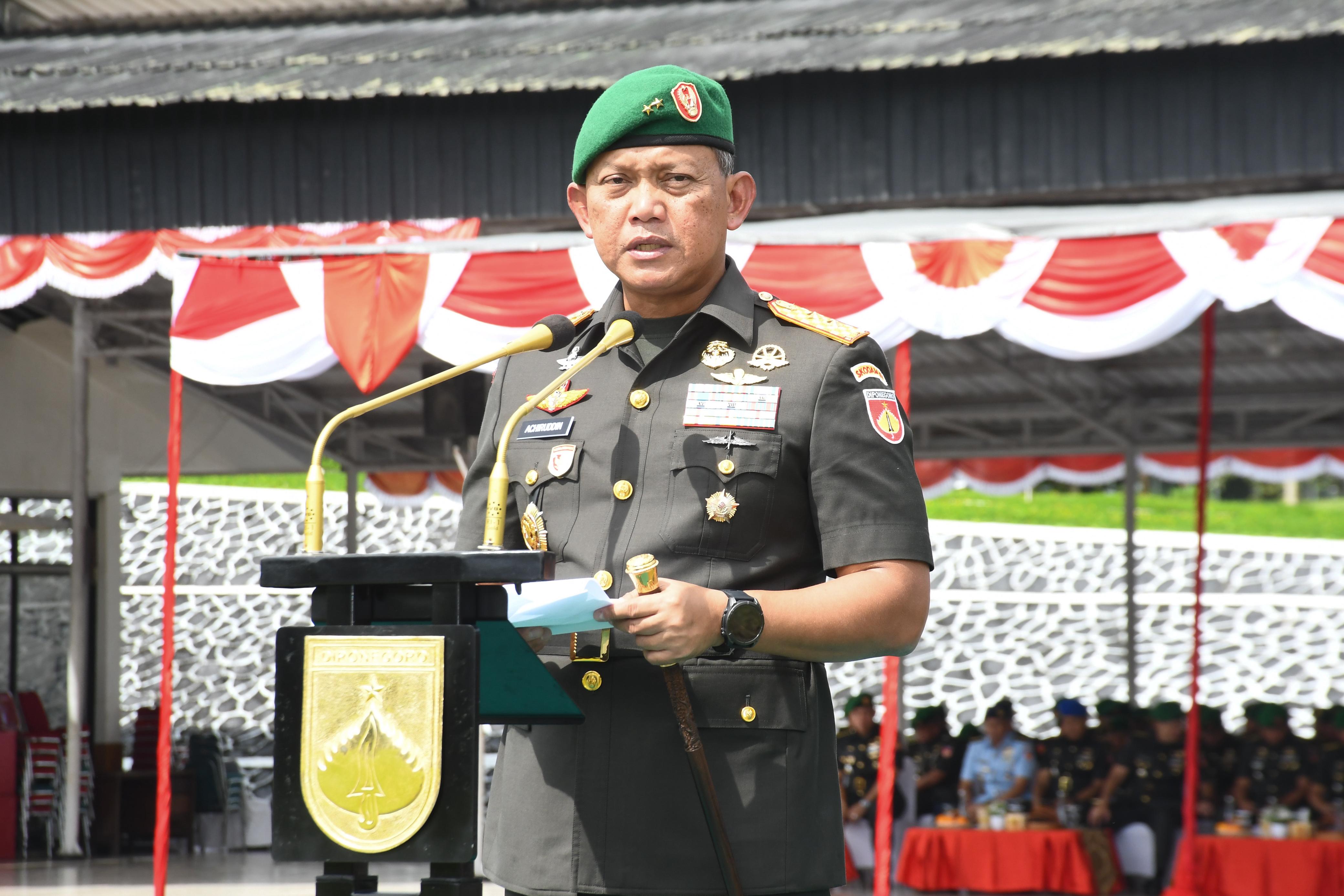 Kodam IV/Diponegoro Gelar Upacara Peringatan Hari Juang TNI AD Tahun 2025