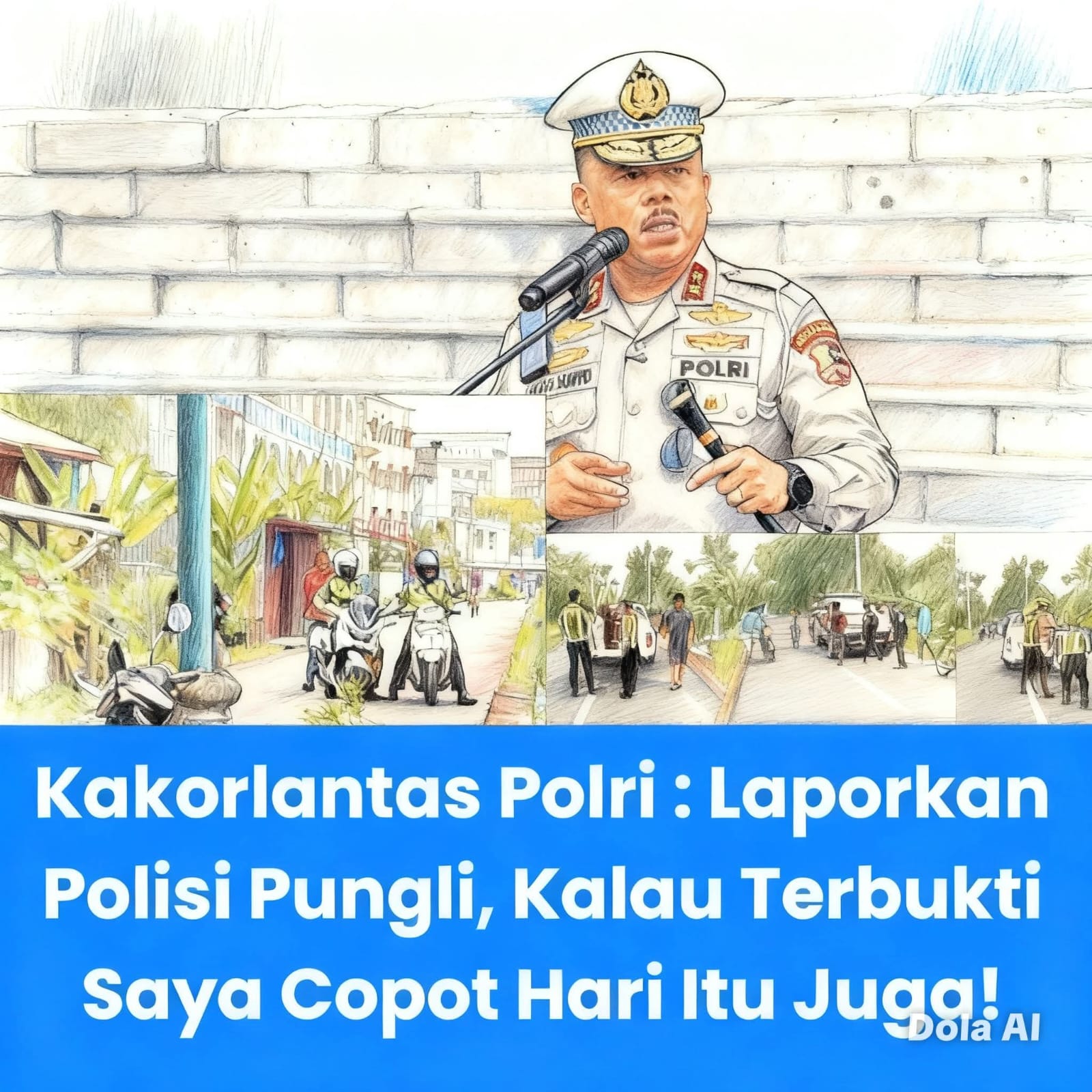 Pernyataan Tegas Kepala Korps Lalu Lintas Polri, Agus Suryonugroho “Copot Hari Itu Juga” Bagi Anggota Yang Melakukan Pungutan Liar